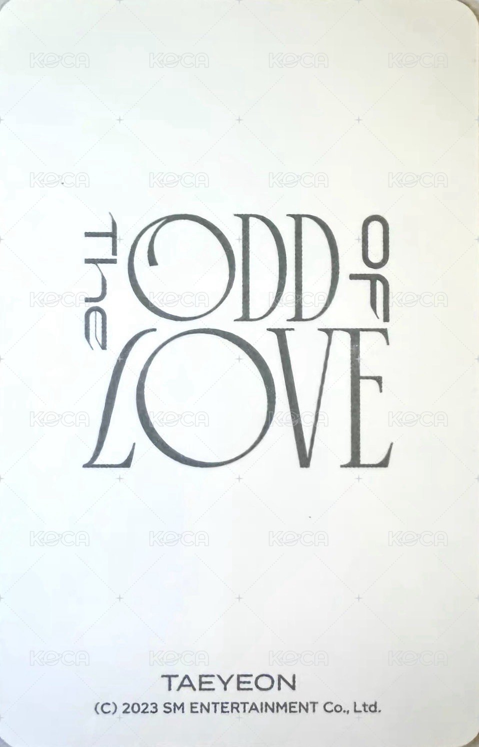 ODD 隨機卡  背面