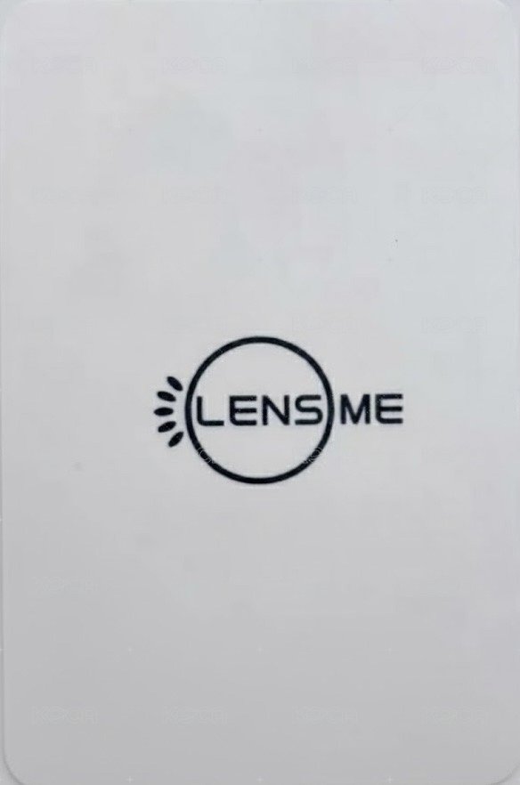 Lensme 代言卡 美瞳珍 背面