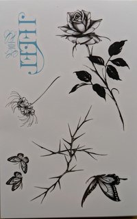 I feel 貼紙 PB Butterfly版 預購 紋身貼紙