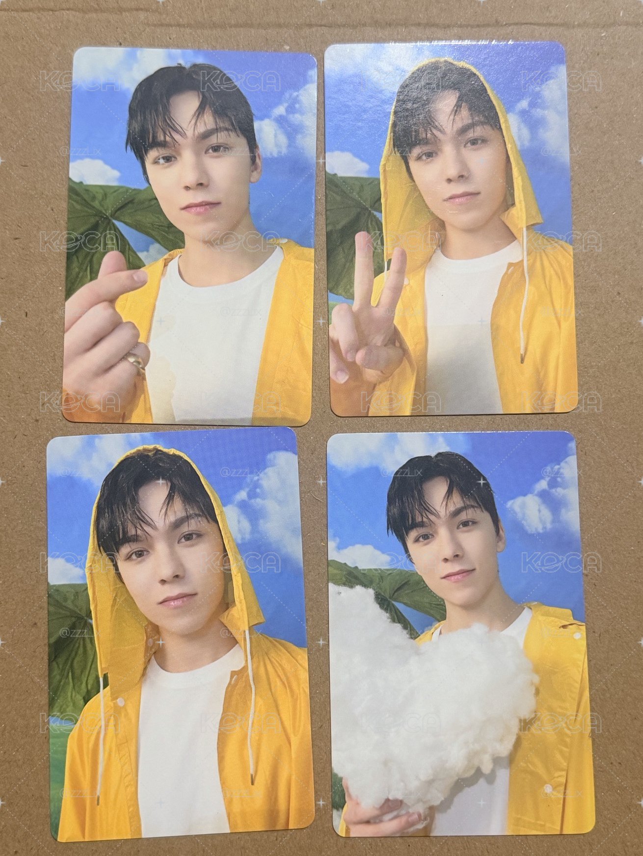 SEVENTEEN Vernon mini11 克拉盤 雨衣率 一鍵畢業