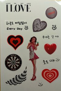 I LOVE 貼紙 PB Act版