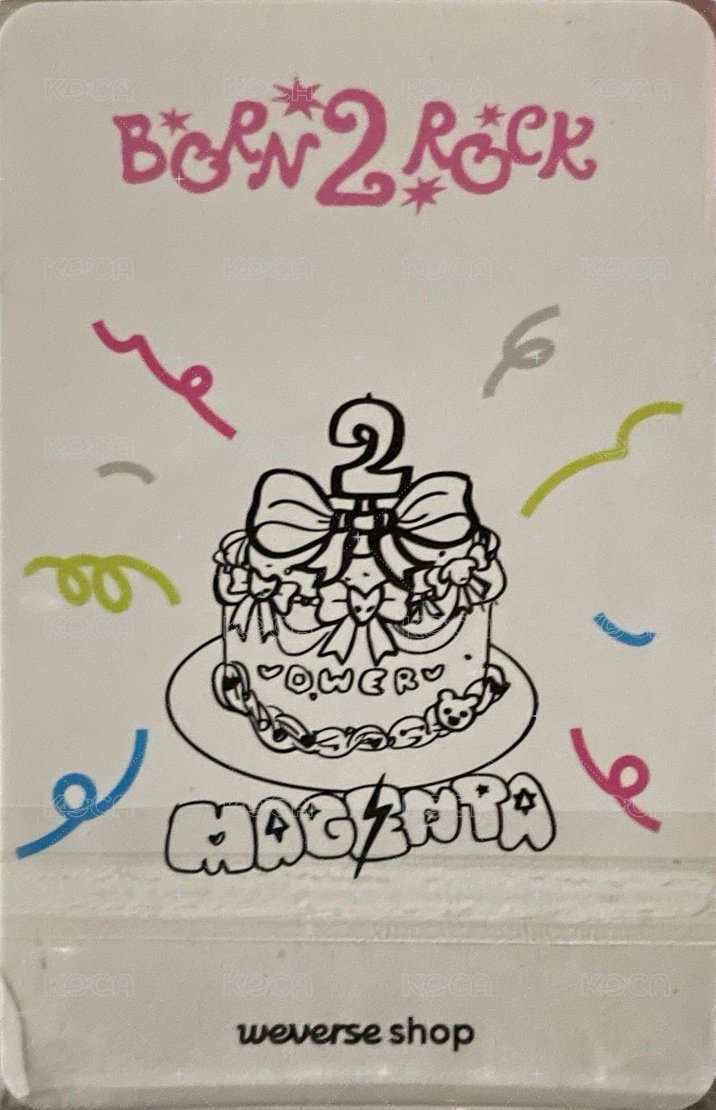 2週年快閃店 wvs 周邊卡 語音鑰匙圈小卡 背面