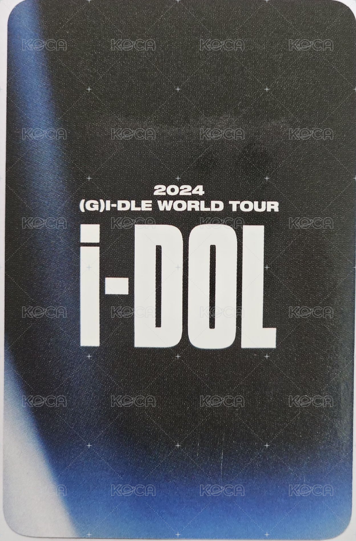 24’演唱會 iDOL 隨機卡 24'演唱會 iDOL 隨機卡 背面