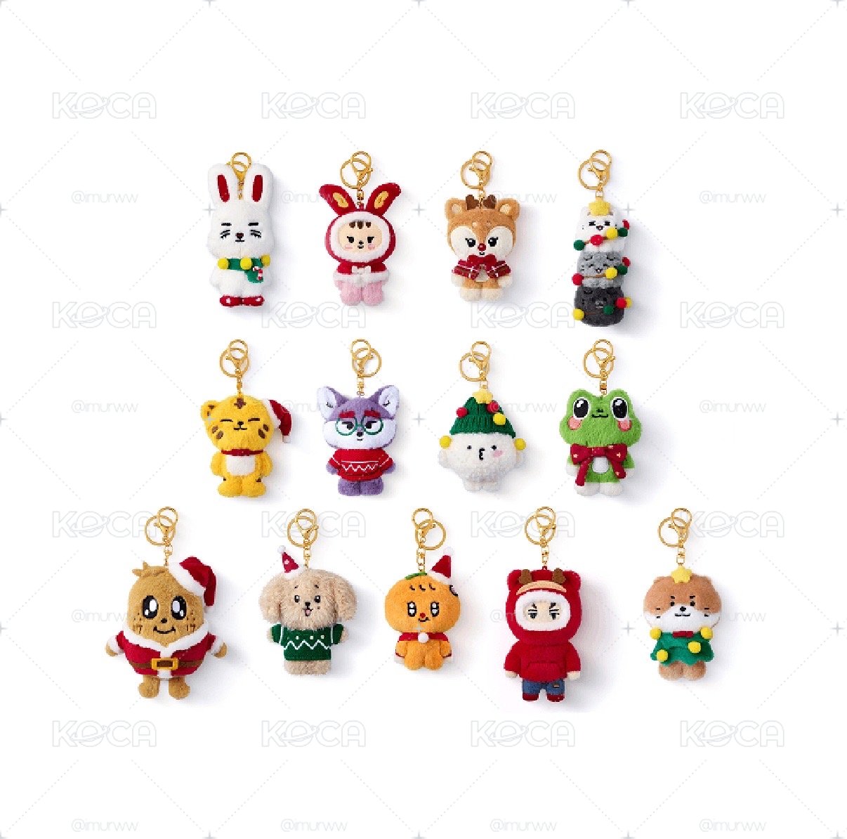 MINITEEN聖誕限定絨毛吊飾｜二販