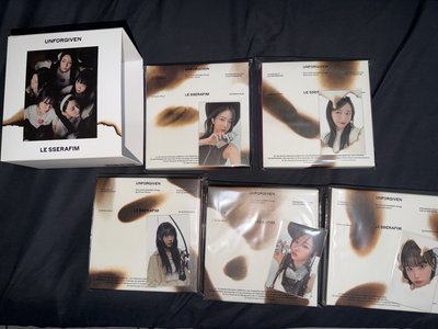 LE SSERAFIM Unforgiven Compact ver.單封已拆全專