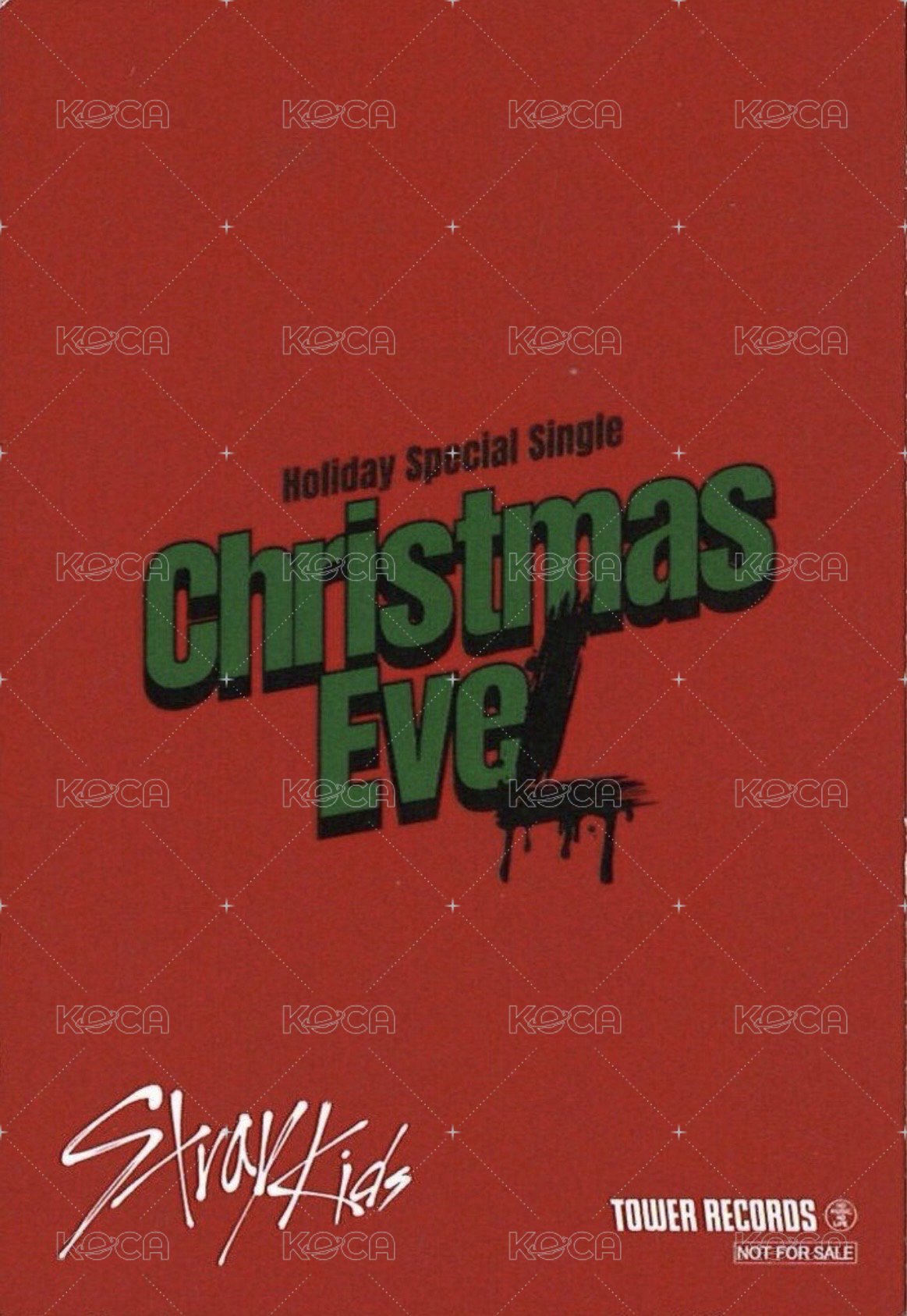 聖誕 塔店 特典卡  背面