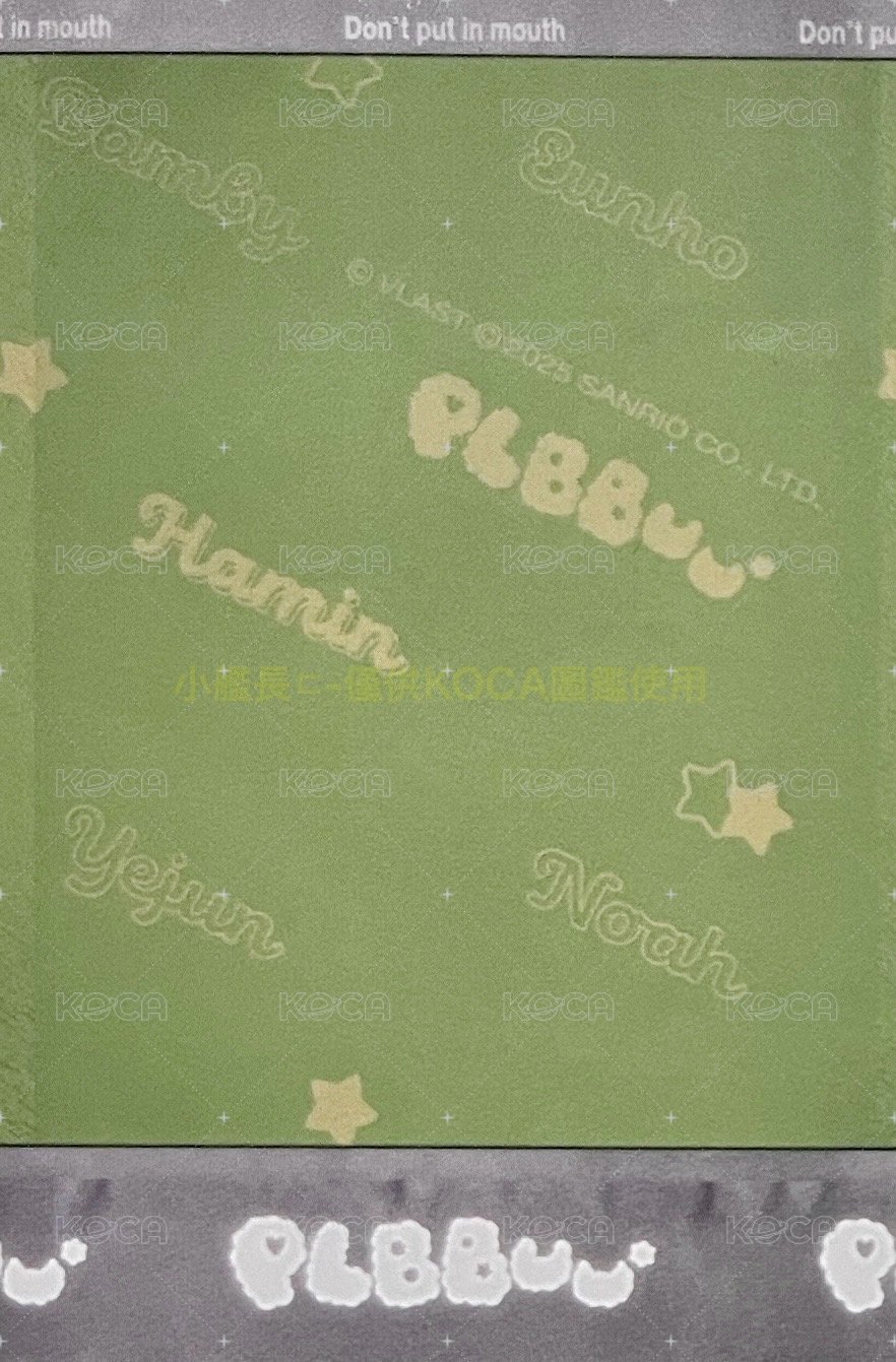 BBUU! 娃專 專輯卡 拍立得風小卡 背面