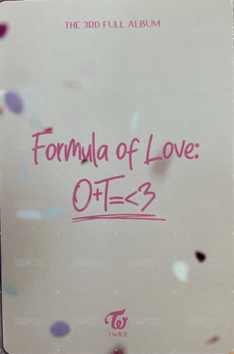 正規三 專輯卡 預售禮 背面