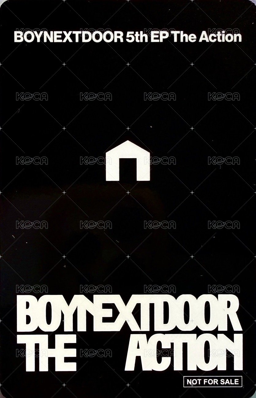 The Action hmv 預售 特典卡 官拍 背面