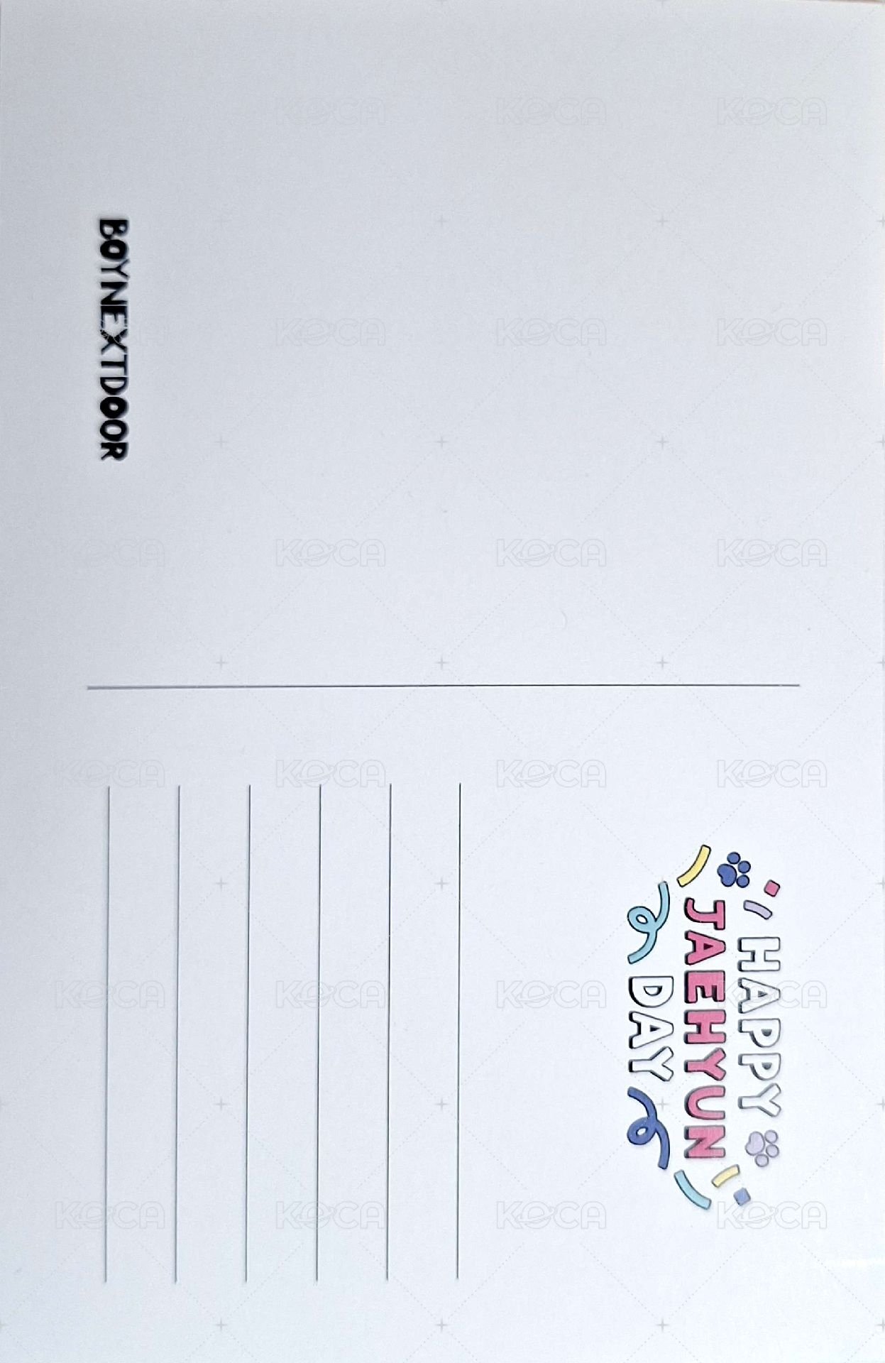 24生日 明信片  背面