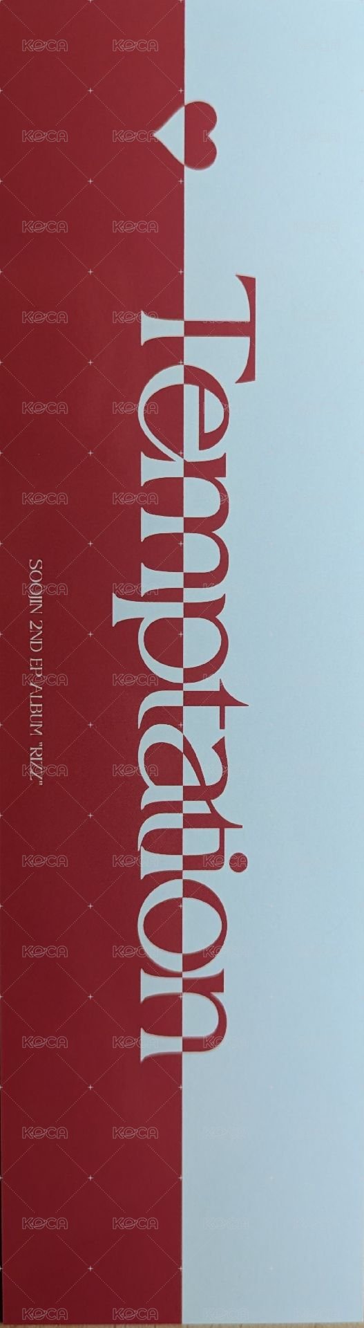 RIZZ 人生四格卡 PB Temptation版 背面