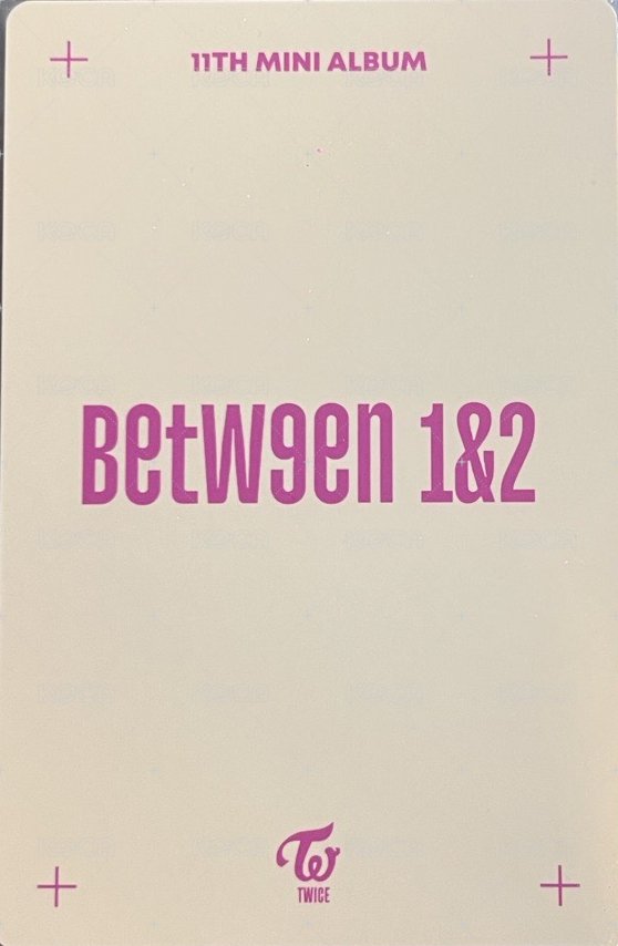 迷11 專輯卡 預售禮 背面