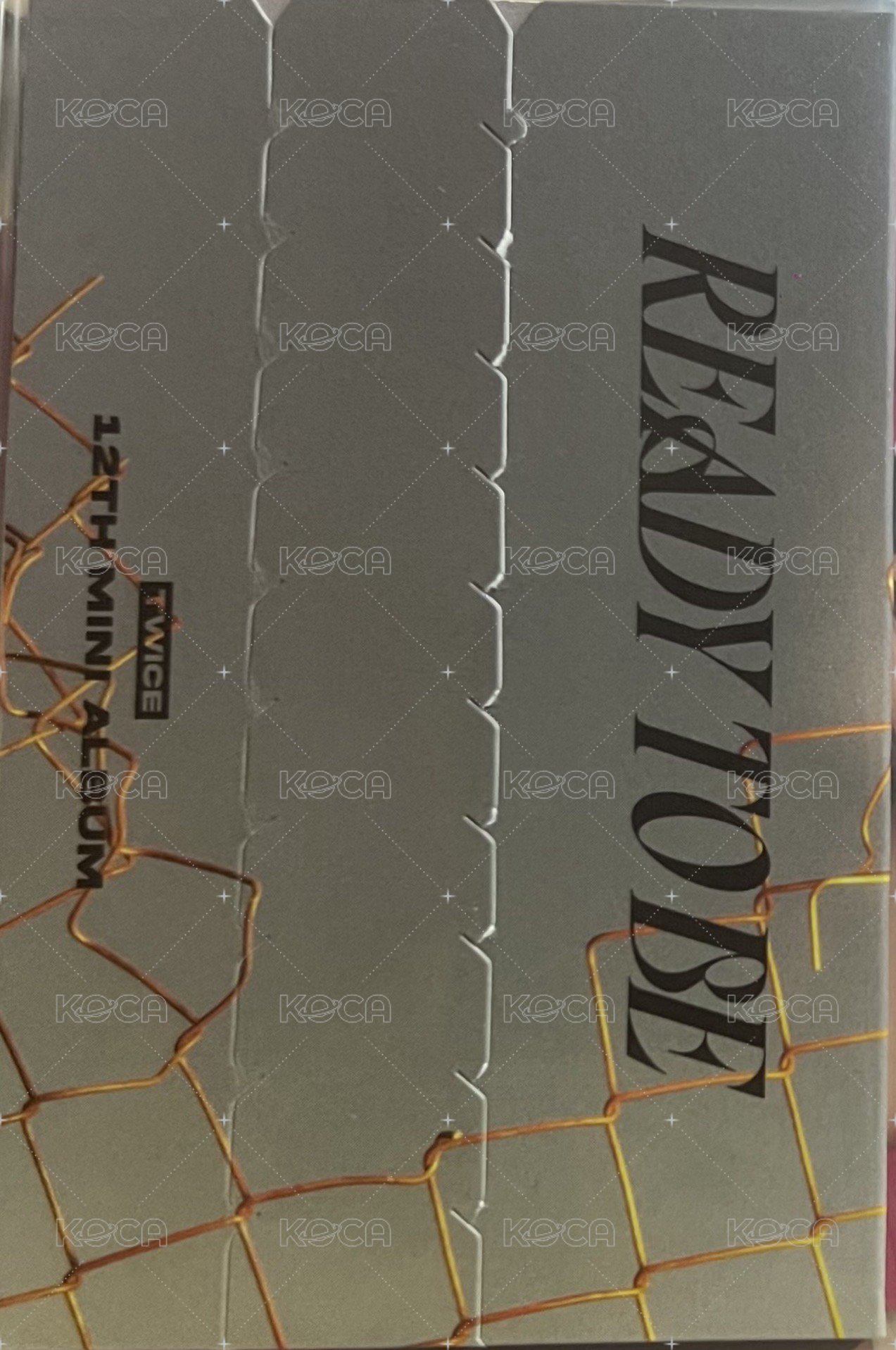 READY TO BE 專輯卡 留言卡 背面