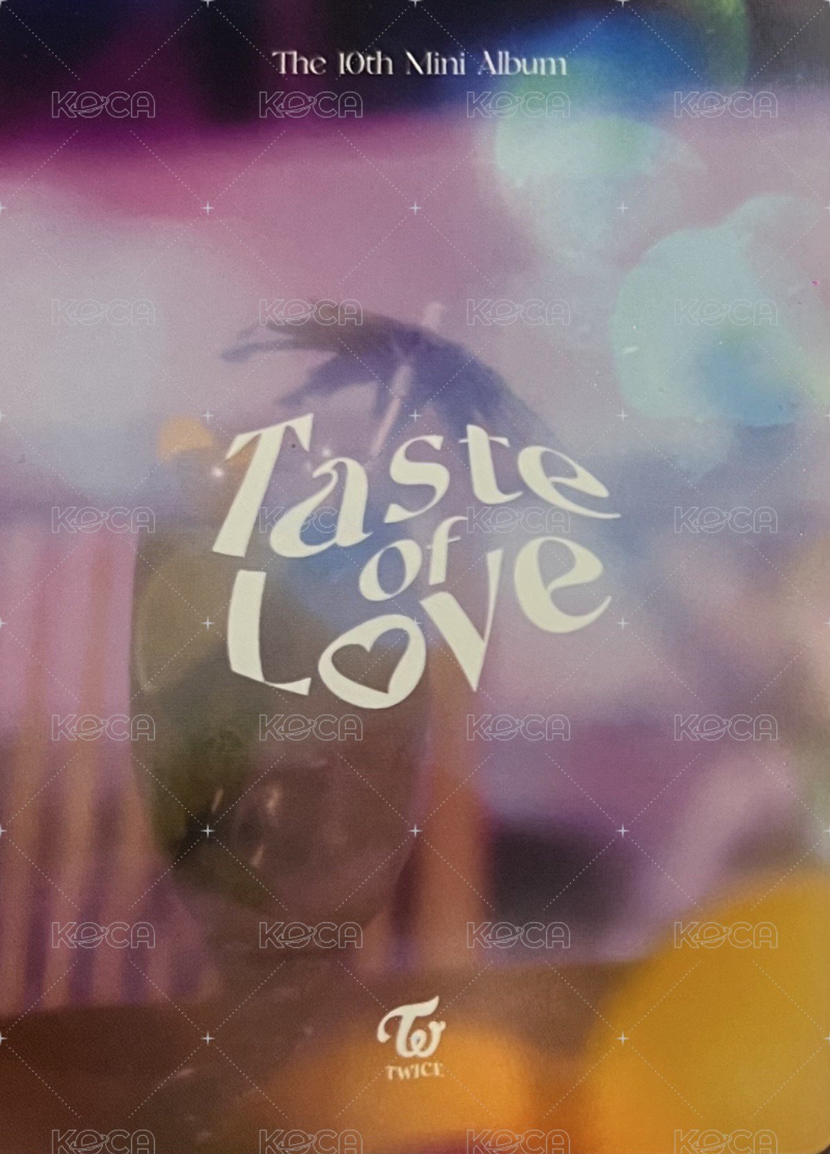 Taste of Love 專輯卡 變化卡 背面