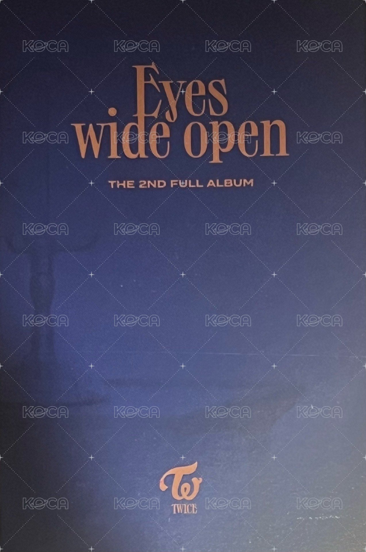 Eyes Wide Open 專輯卡 預售禮 背面