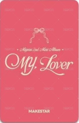 MY, Lover ms 線下7.0 簽售卡 雪人麵 聖誕麵 背面