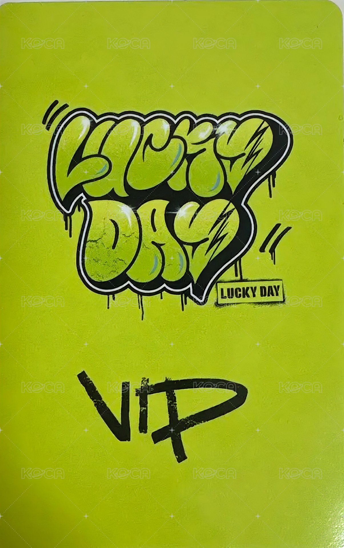 KISS OF LIFE Japan Debut Tour [Lucky Day] 入場卡 / 場限卡 日巡VIP入場卡 背面