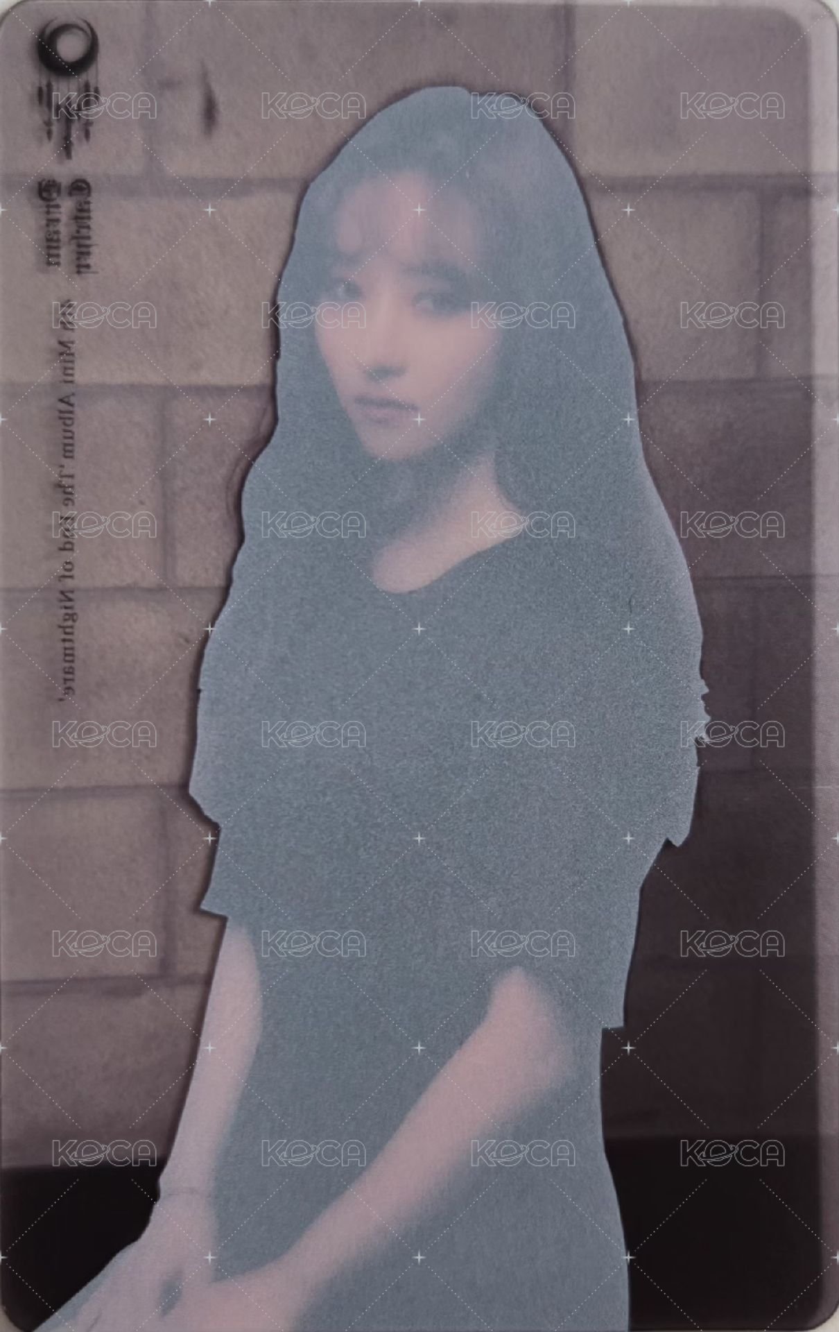 迷你四輯 專輯卡 透卡 背面