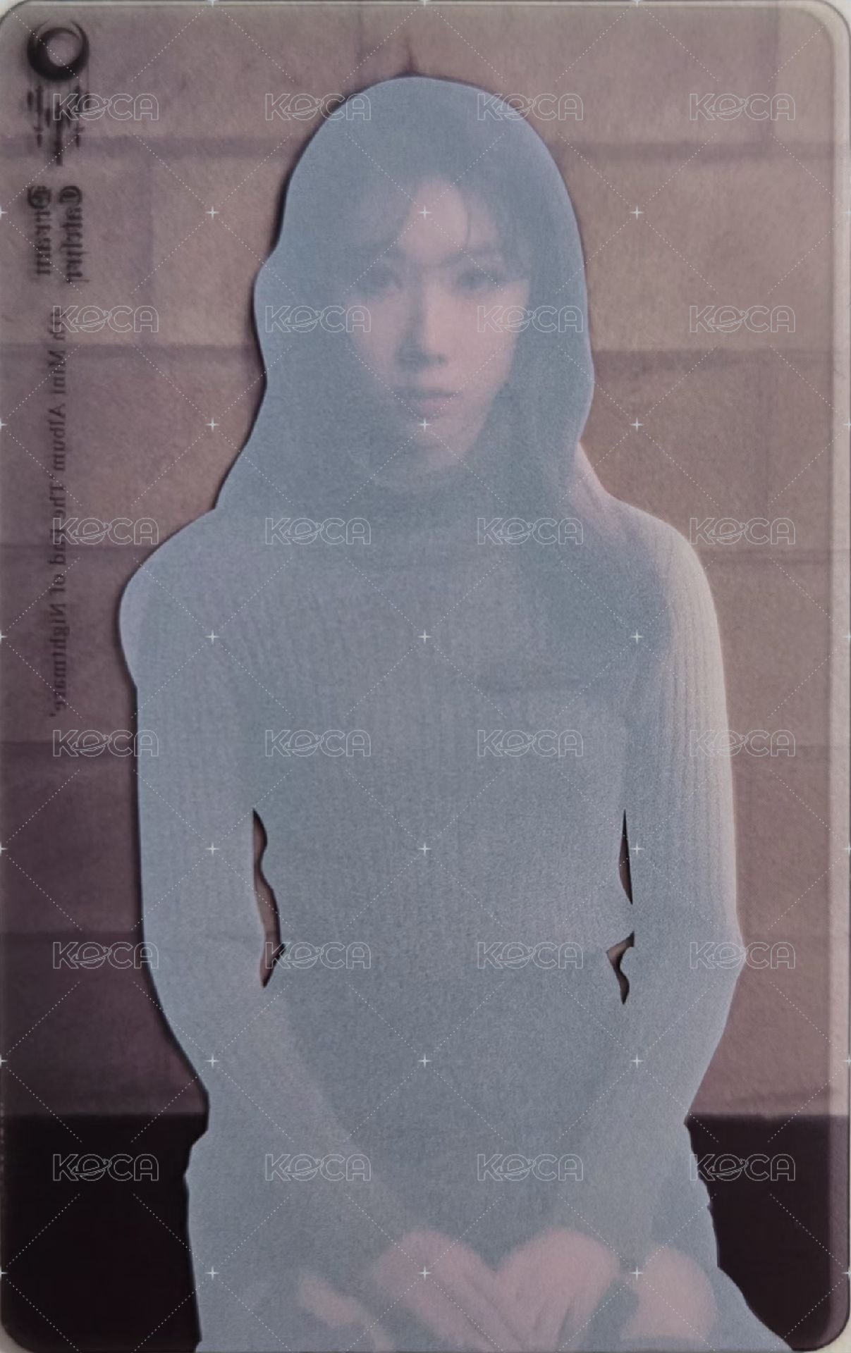 迷你四輯 專輯卡 透卡 背面