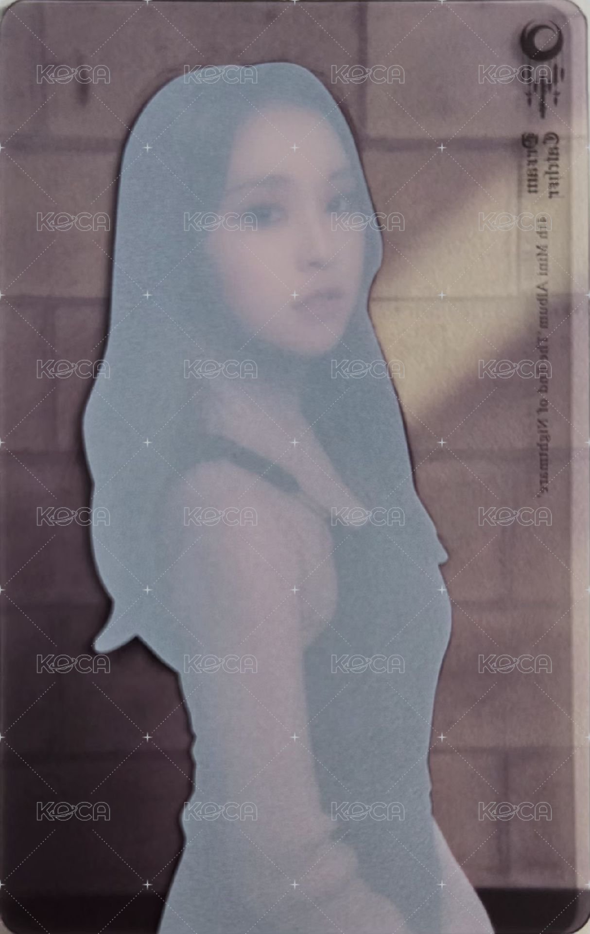 迷你四輯 專輯卡 透卡 背面