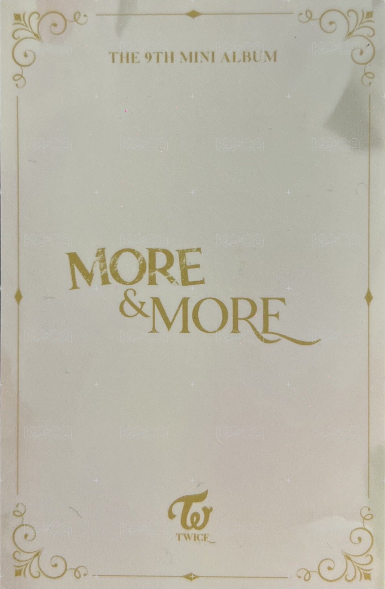 迷9 wd 特典卡  背面