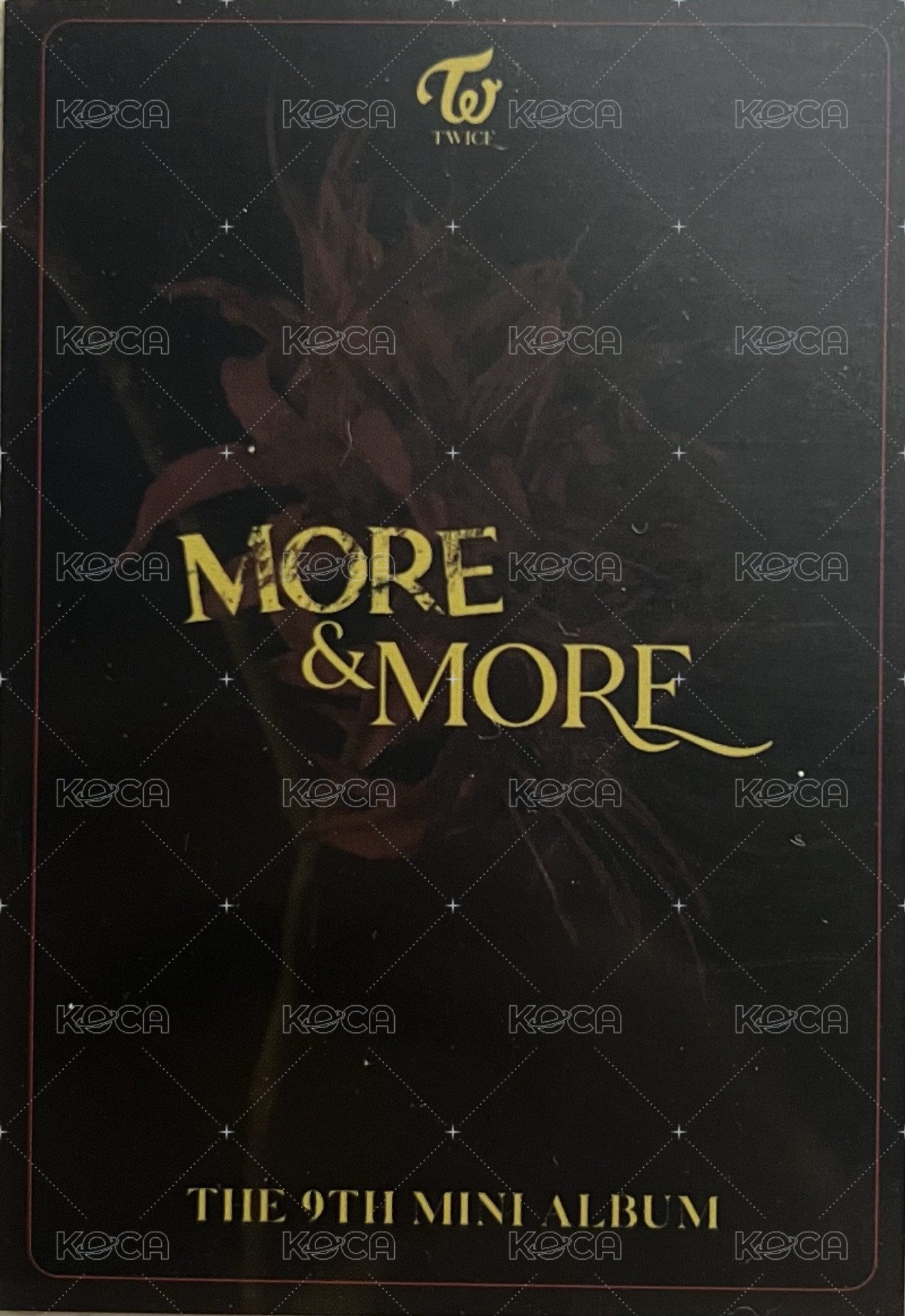 迷9 interpark 特典卡  背面