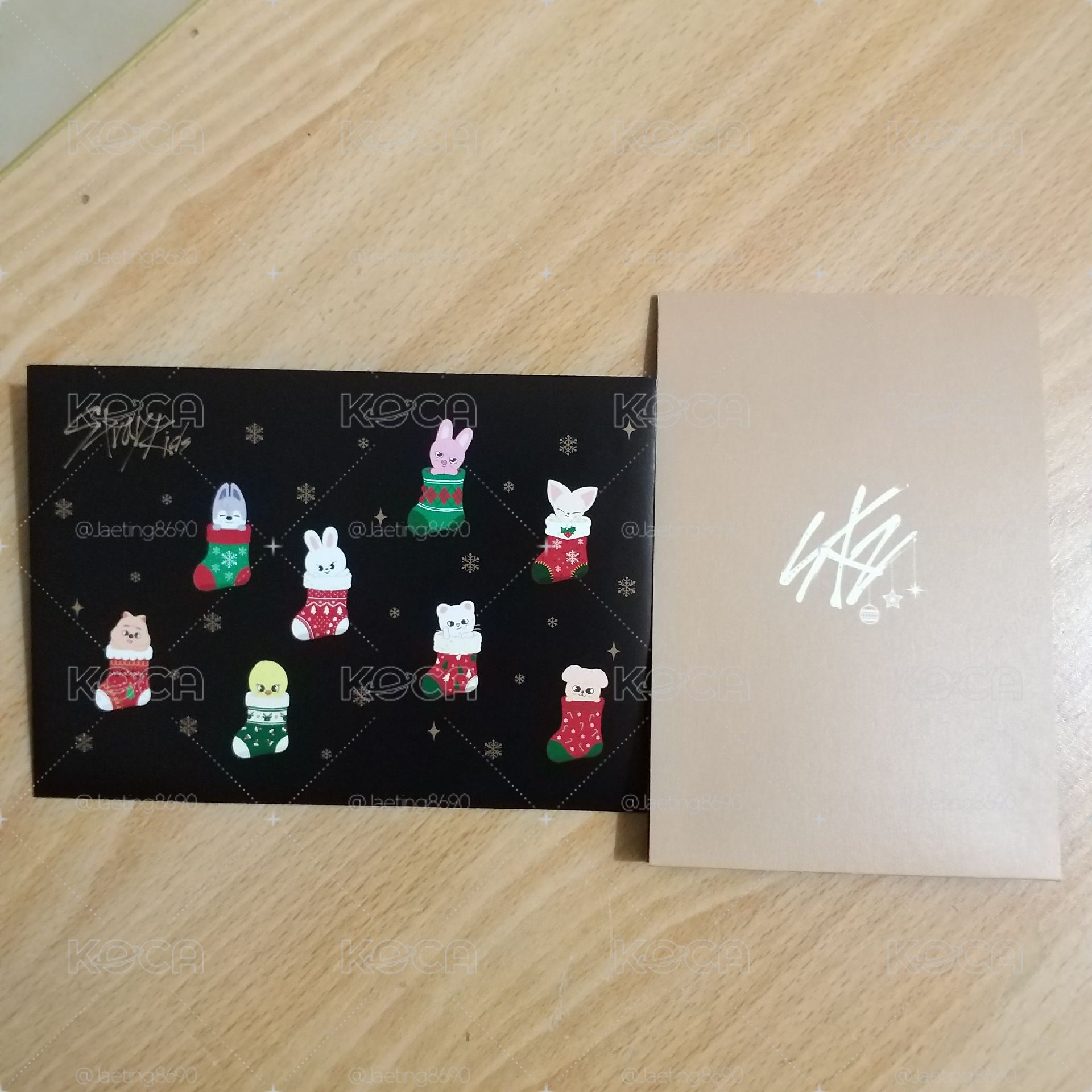 Stray Kids 日本澀谷 聖誕快閃活動周邊 聖誕卡組🐥Felix 李龍馥 菲菲