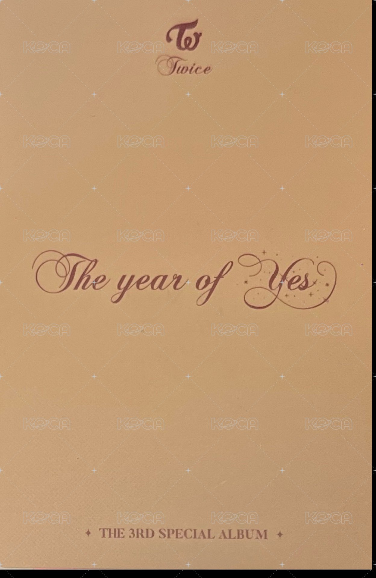 特三 專輯卡 預售禮 背面