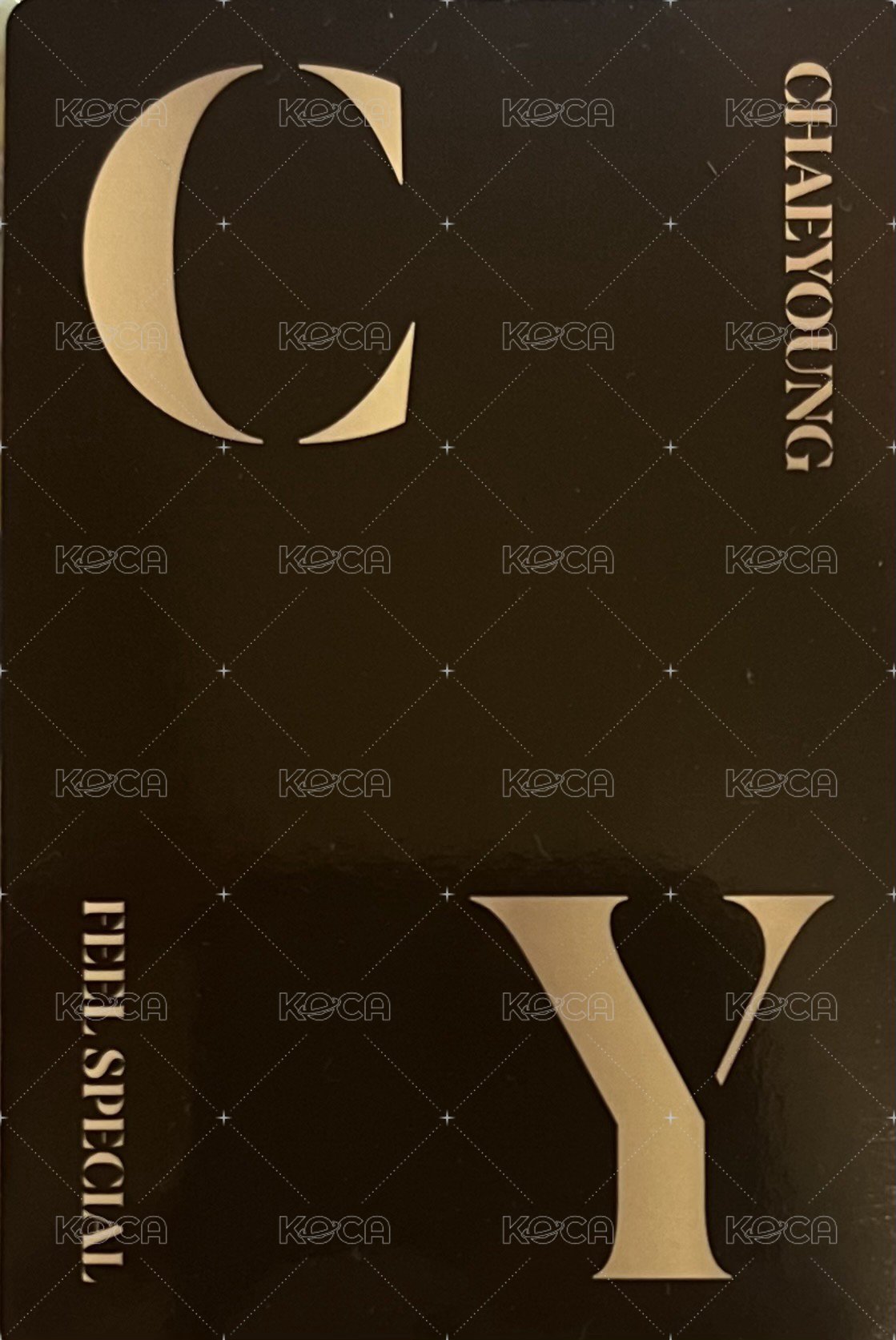 Feel Special 專輯卡 預售禮 背面