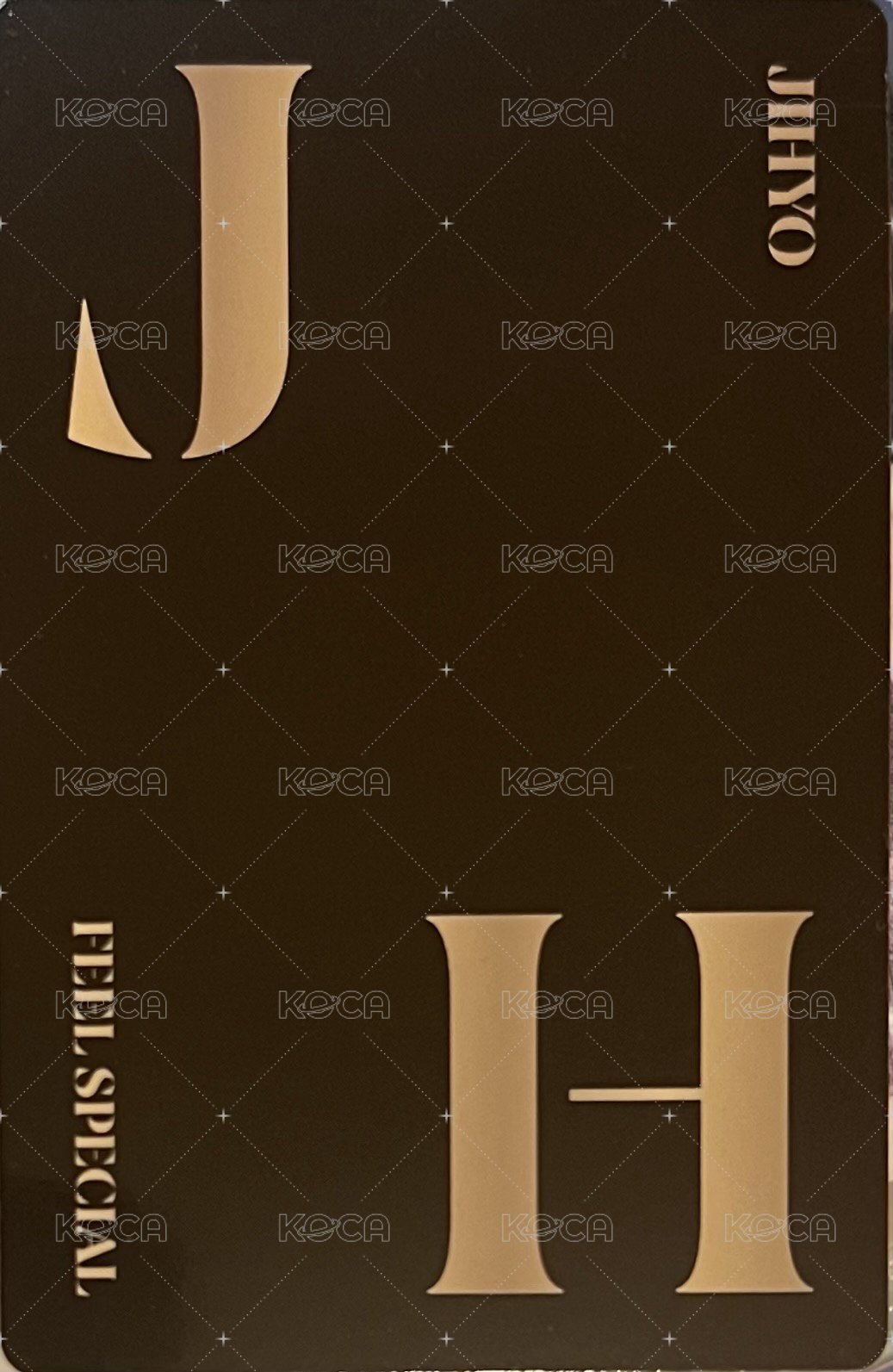 Feel Special 專輯卡 預售禮 背面