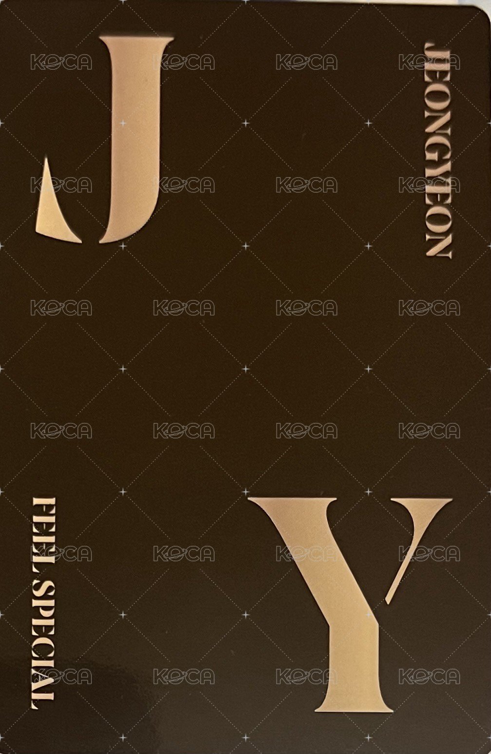 Feel Special 專輯卡 預售禮 背面