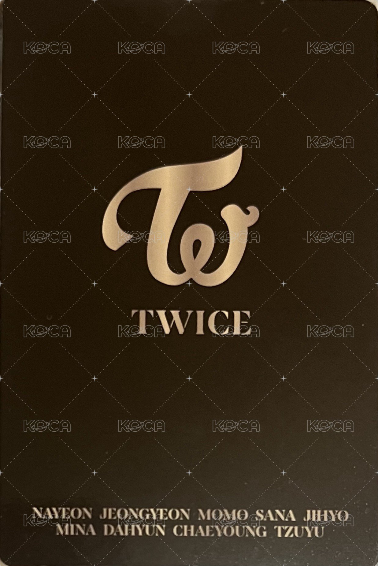 迷八 專輯卡 預售禮 背面