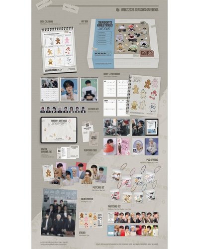 ATEEZ2026 SEASON'S GREETINGS禮盒】ATEEZ｜2026 Season's