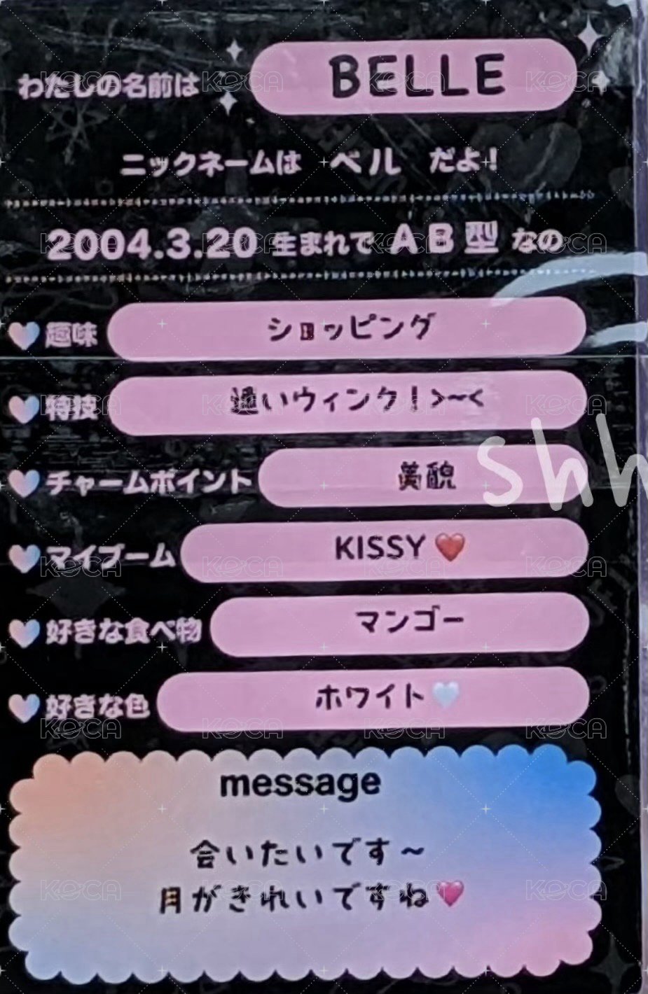 日本迷你一 入場卡 / 場限卡 快閃場限 背面