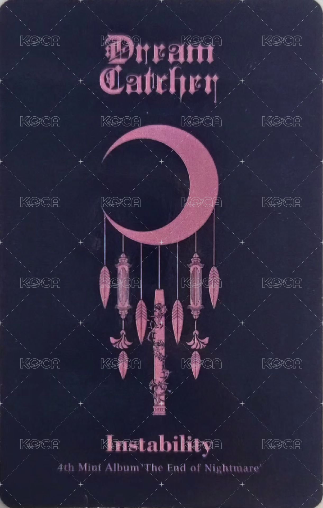 迷你四輯 專輯卡  背面