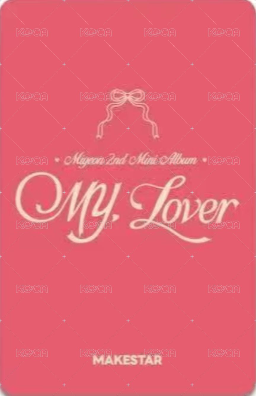 MY, Lover ms 線下7.0 簽售卡  背面