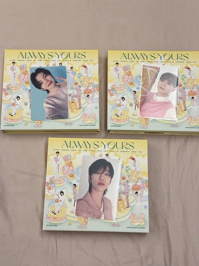 Seventeen 日專 always yours C盤 全專 初回限定盤C  勳 八 寛