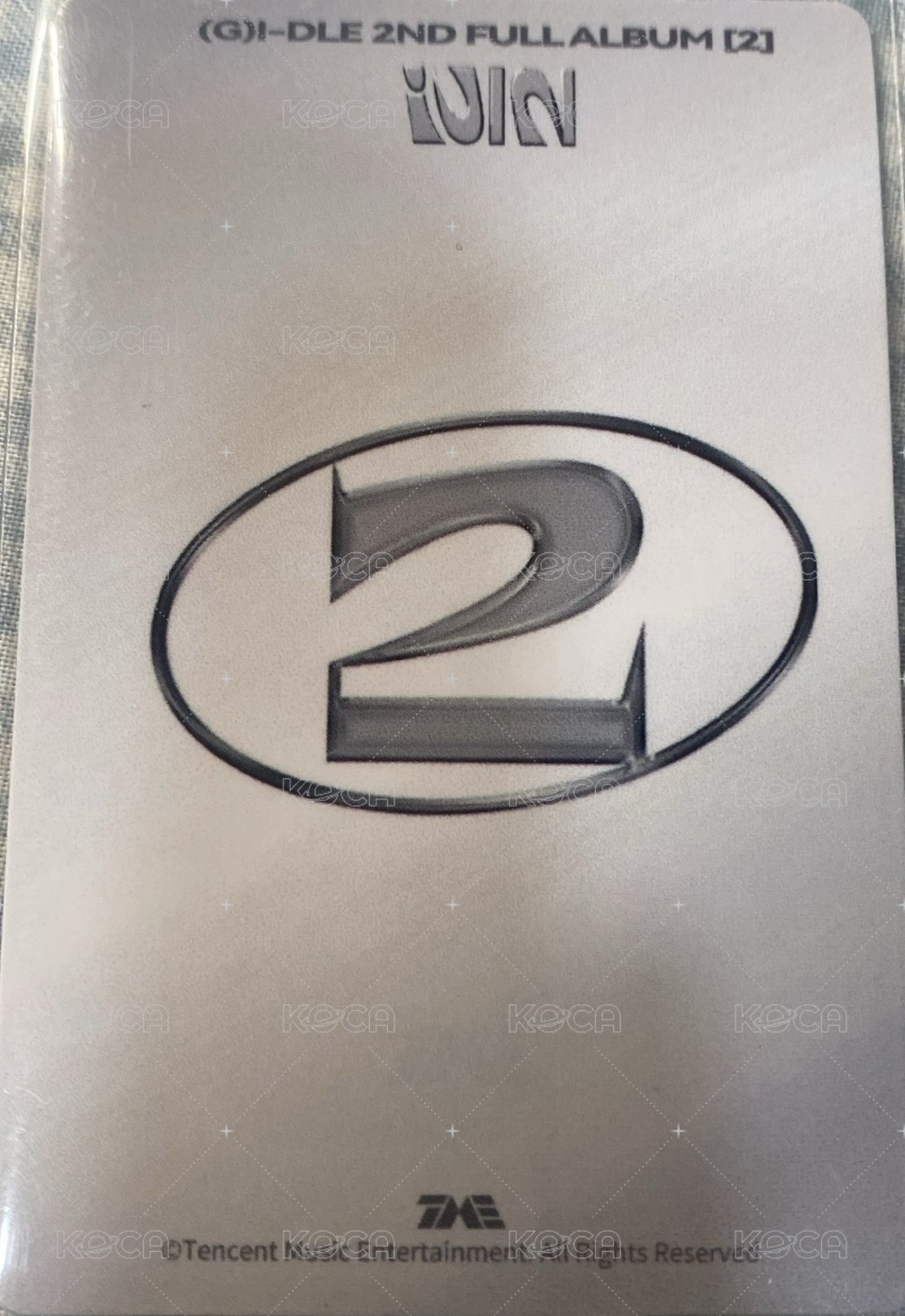 正規二 QQ音樂 3.0中簽卡 入場卡 / 場限卡  背面