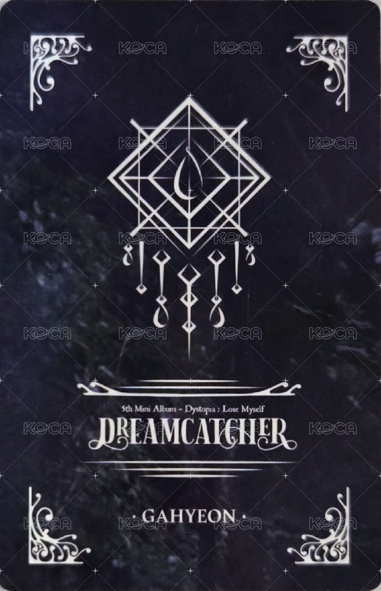 迷你五輯 專輯卡  背面