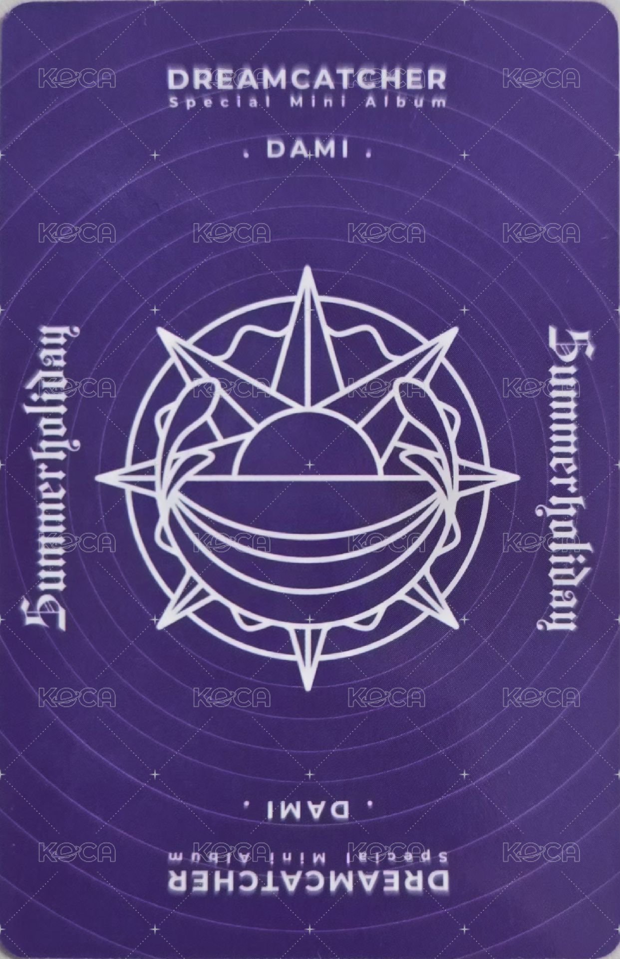 特別二輯(夏日專) 專輯卡  背面