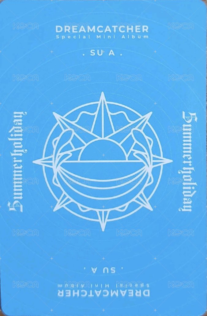 特別二輯(夏日專) 專輯卡  背面