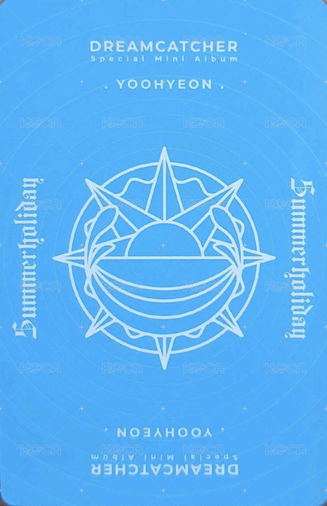 特別二輯(夏日專) 專輯卡  背面