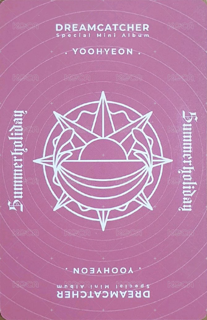 特別二輯(夏日專) 專輯卡  背面