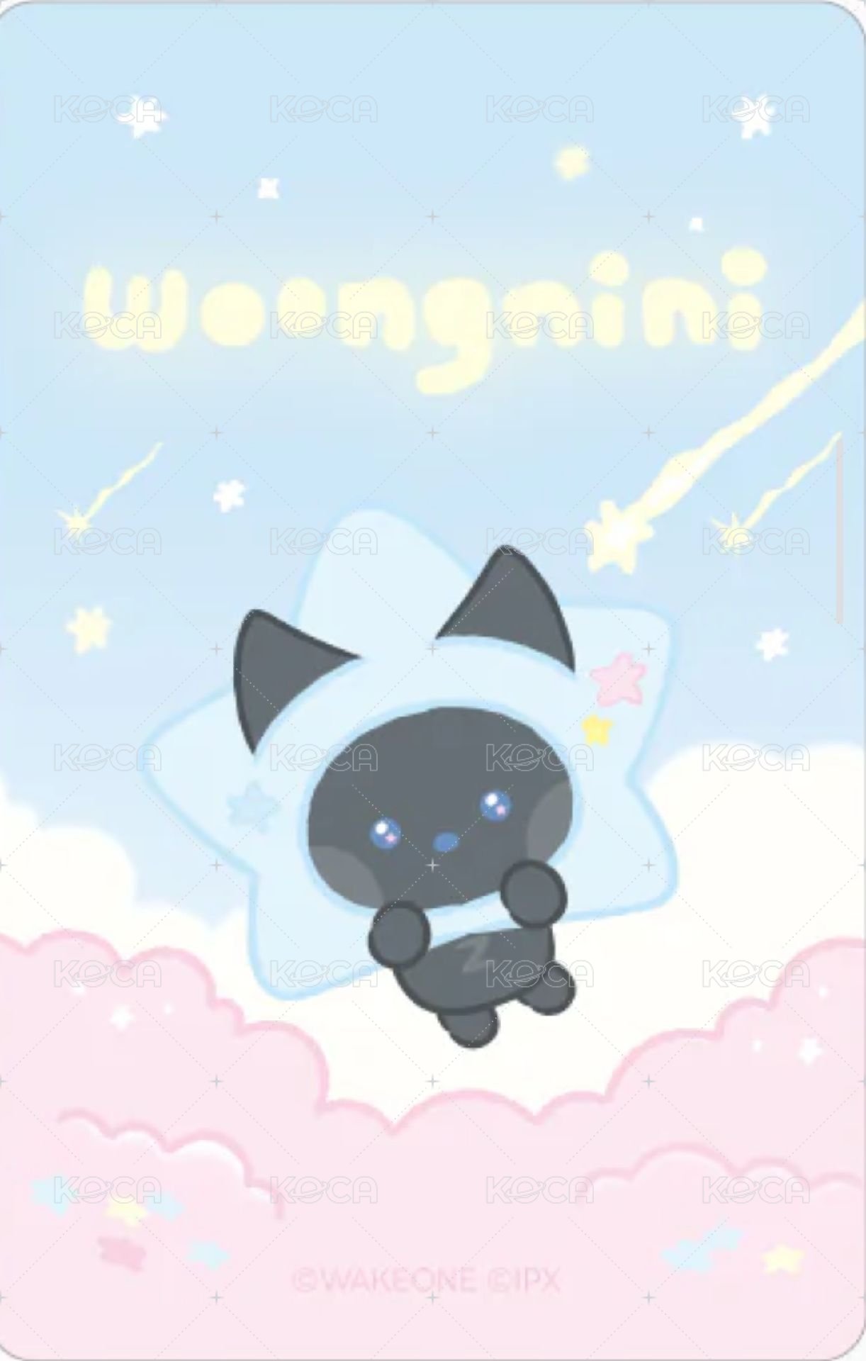 zeroni 星星 周邊卡  背面