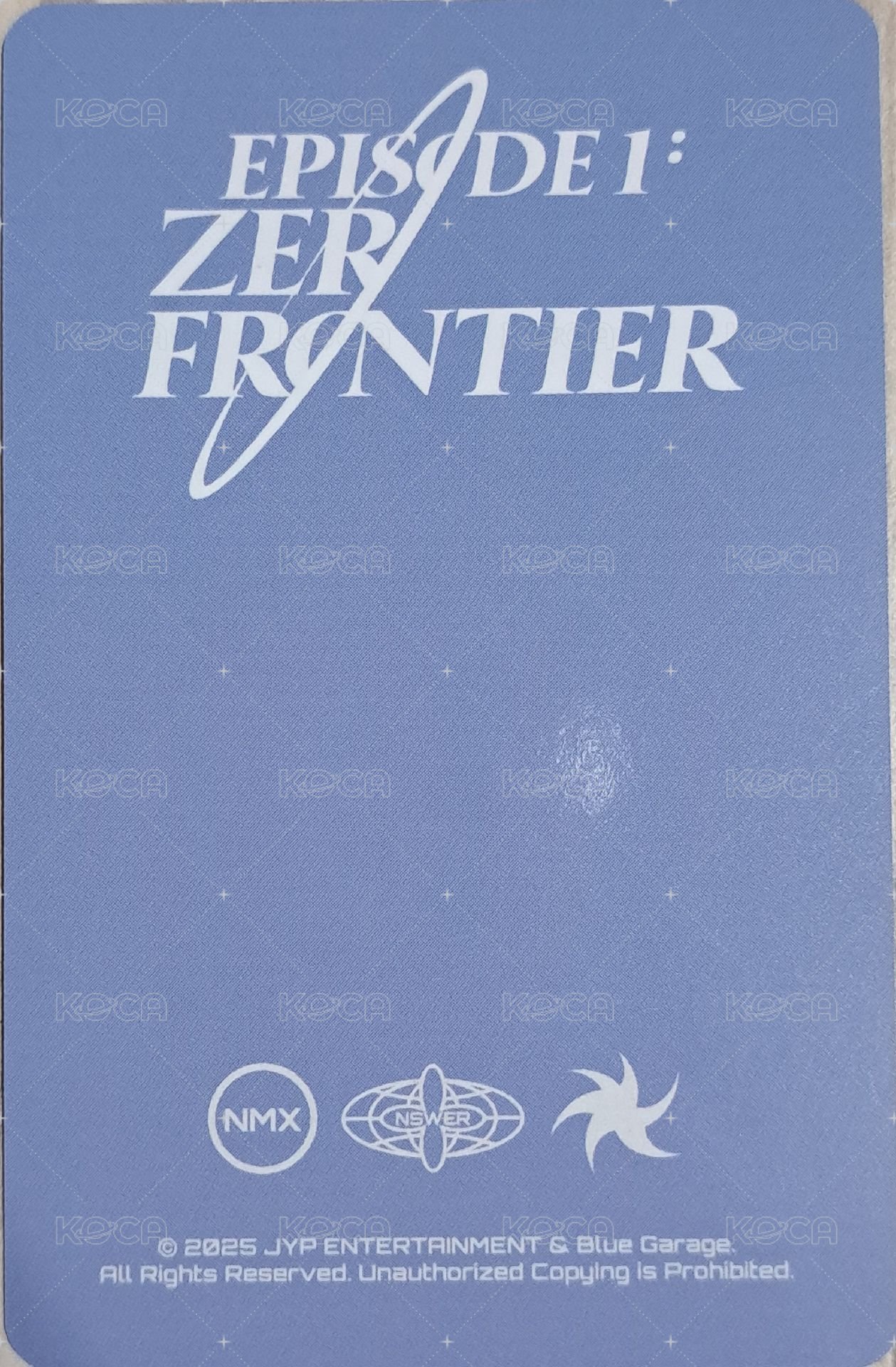 世巡快閃 隨機卡  背面