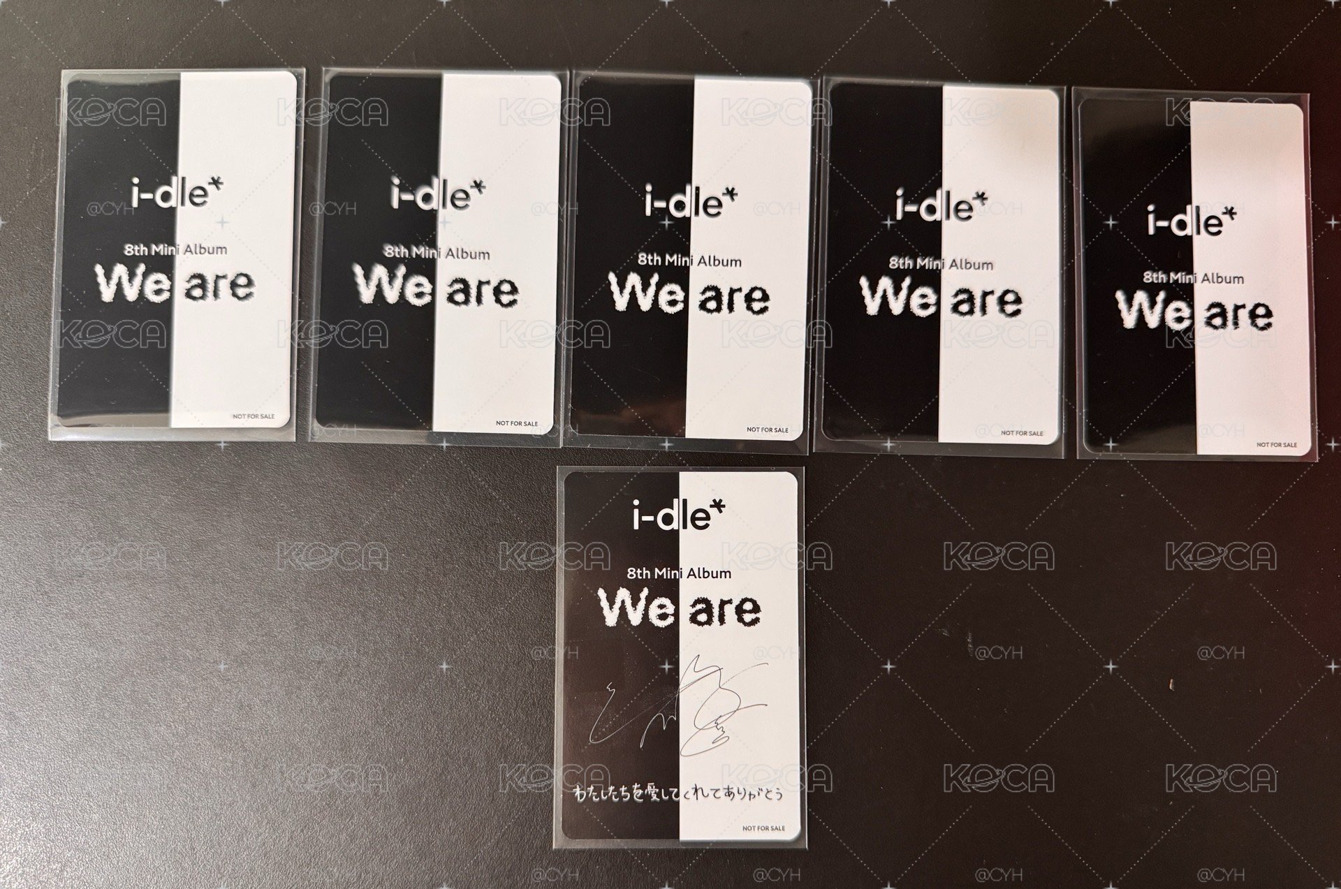 IDLE we are 日本塔店特典一套