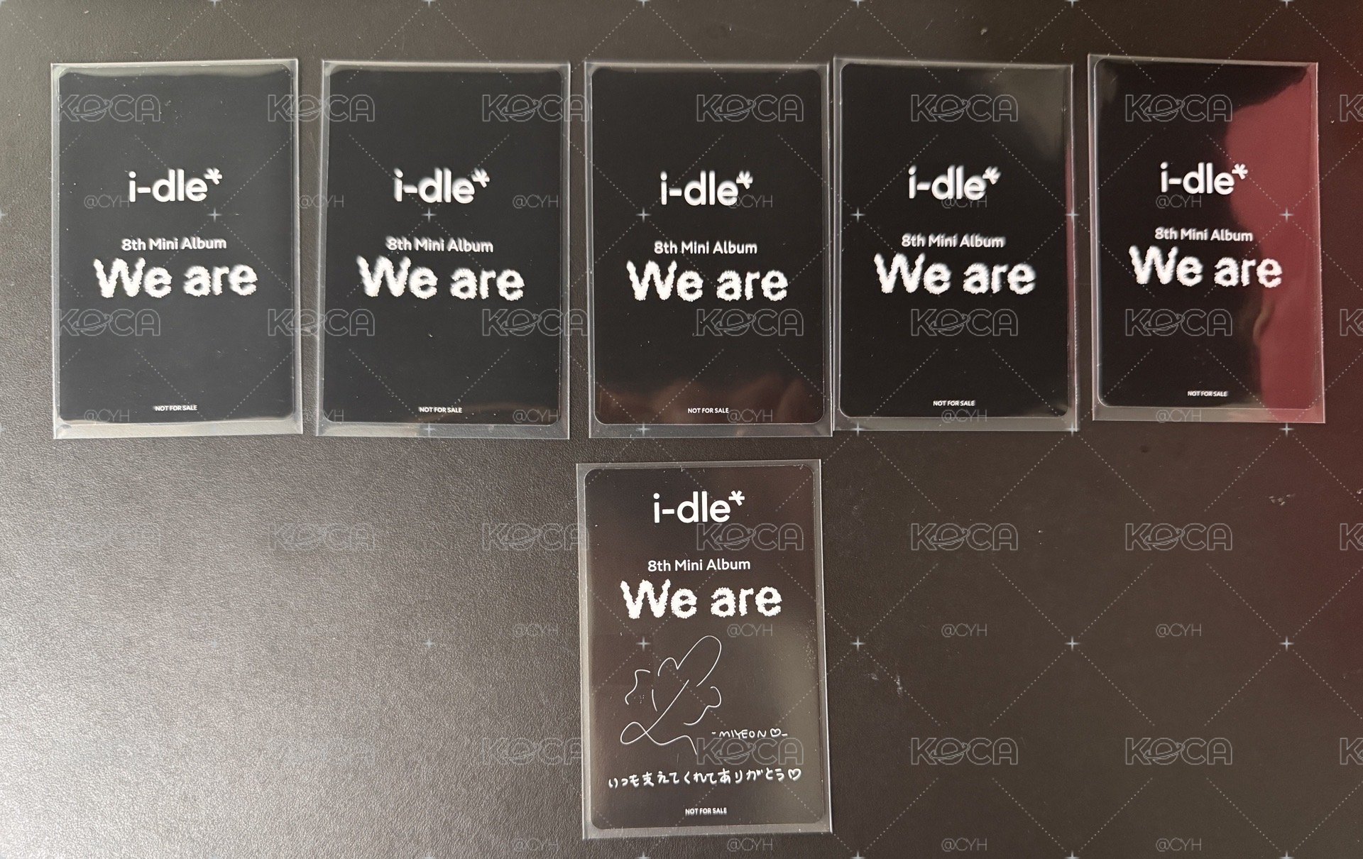 IDLE we are 日本華納特典一套