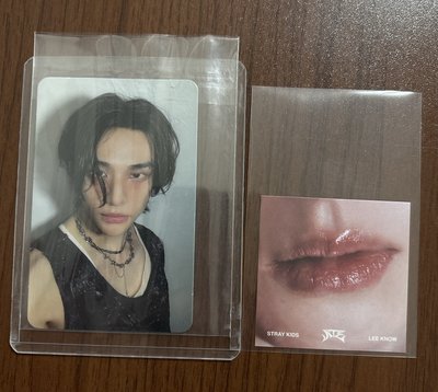 stray kids ate專輯附小卡&唇卡