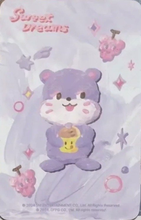 甜品快閃 周邊卡 卡套椰 背面