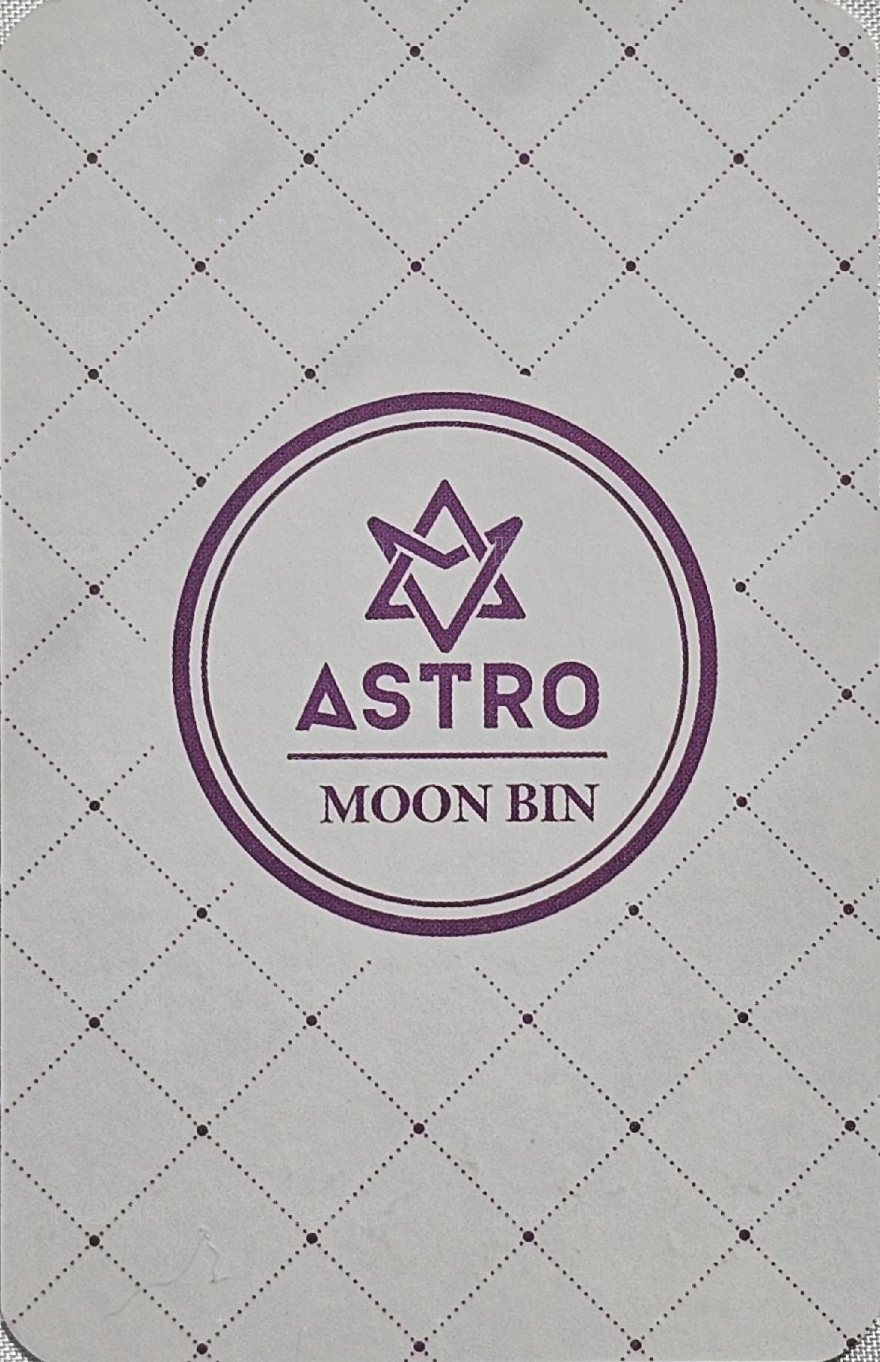 ASTRO&ROROHA POP UP in Japan 隨機卡  背面